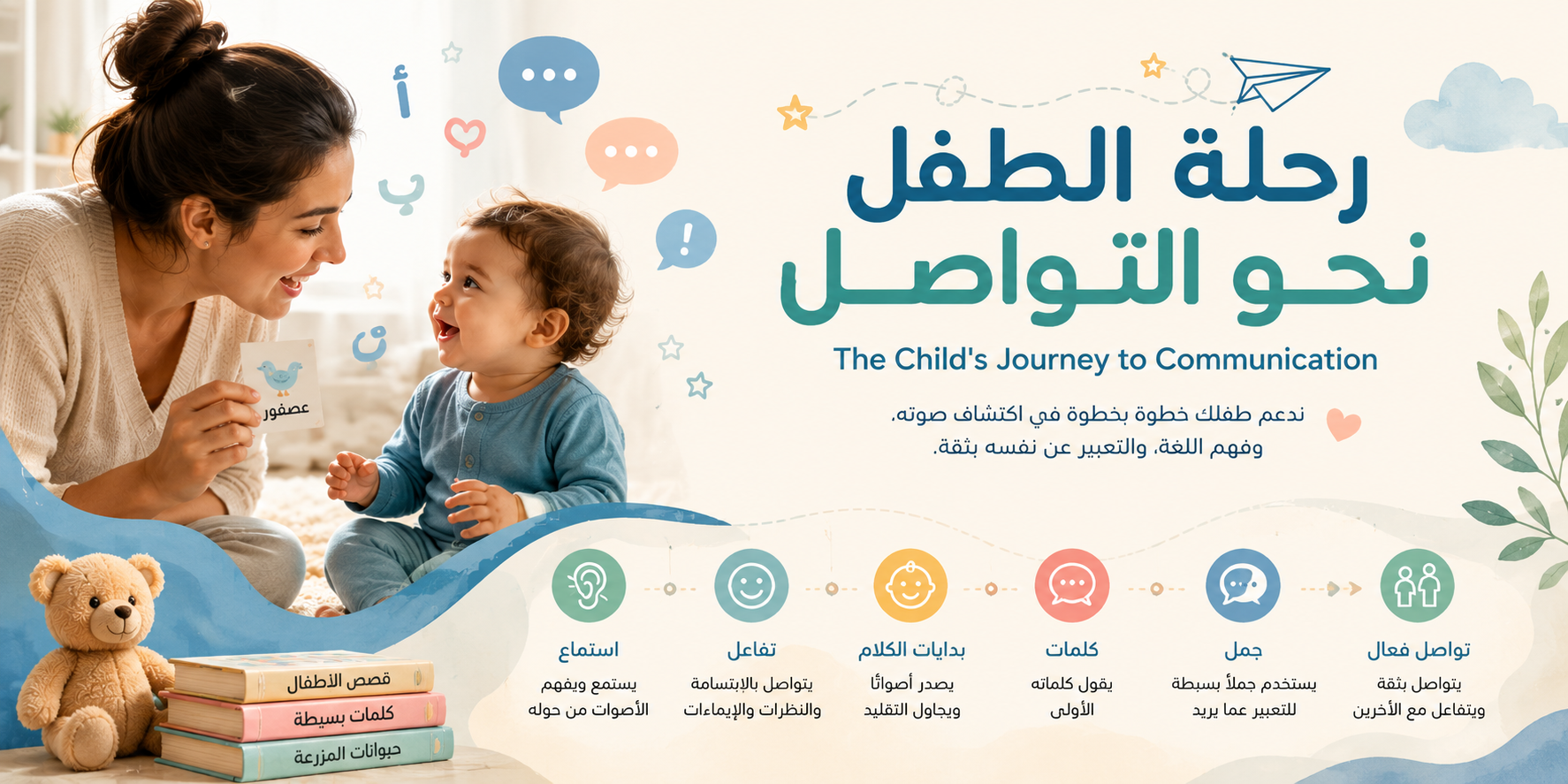 رحلة الطفل نحو التواصل (The Child's Journey to Communication)